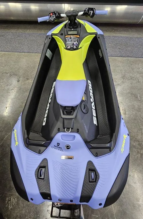 Slide: The Image of 2024 Sea-Doo Spark® Trixx™ jet ski with Rotax® 900 ACE™ engine, top view. - 3