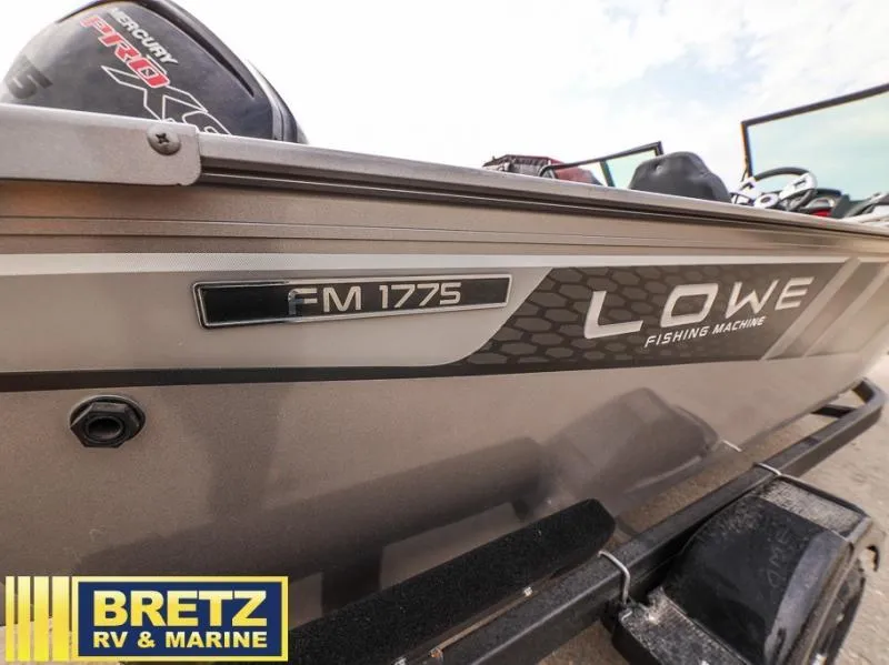Slide: The Image of 2024 Lowe Fishing Machine 1775 WT boat at Bretz RV & Marine dealership. - 8