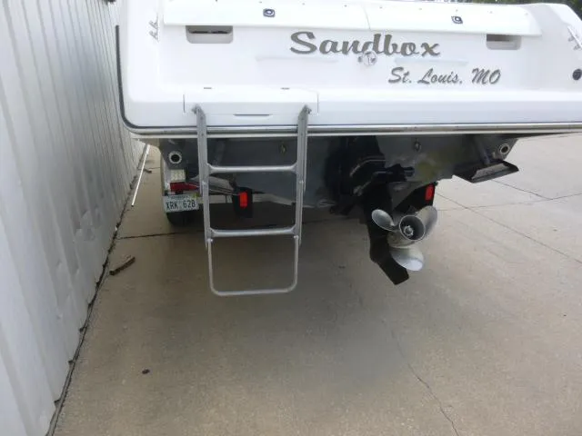 Slide: The Image of 1992 Tiara Sport 250 boat rear view with ladder and propeller, St. Louis, MO. - 10