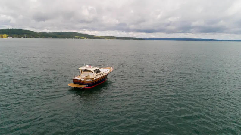 Slide: The Image of Fratelli Aprea Sorrento 32 boat on open water, 2020 model. - 33