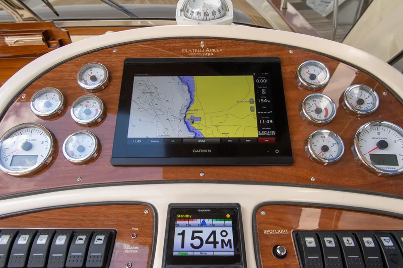 Slide: The Image of Fratelli Aprea Sorrento 32 dashboard with Garmin navigation system, 2020 model. - 7