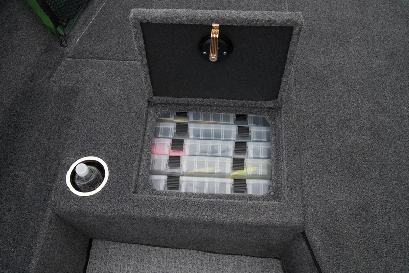 Slide: The Image of 2024 Ranger VS1882SC Angler boat control panel with switches and gauge. - 51