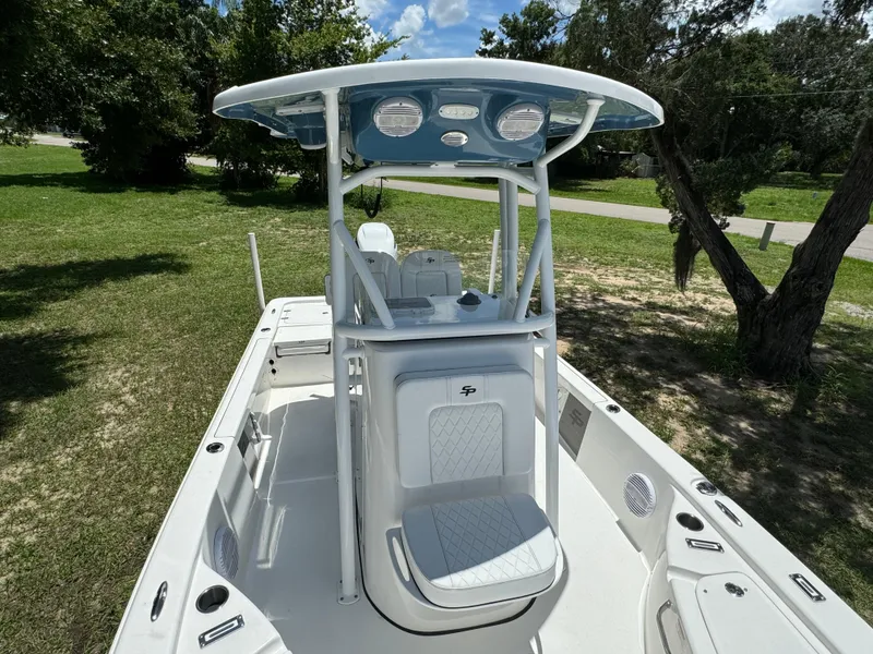 Slide: The Image of 2024 Sea Pro 230 Bay boat with T-top and center console. - 17