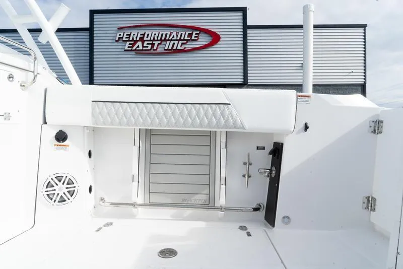 Slide: The Image of 2024 Blackfin 272 DC boat interior at Performance East Inc dealership. - 9