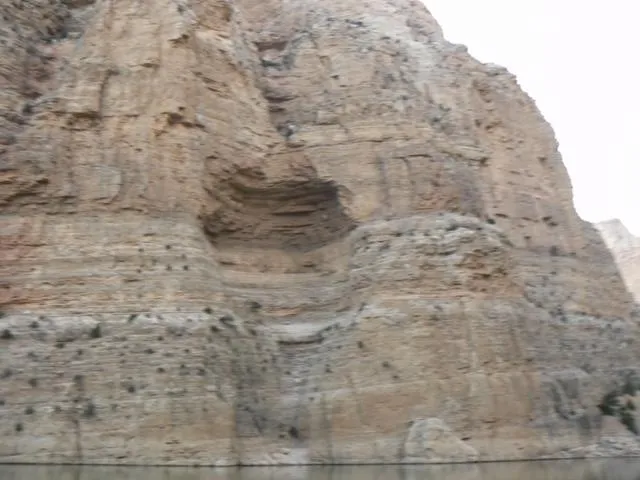 Slide: The Image of Rocky cliffside by the water, Custom Tour Boat and Business, 1987. - 30