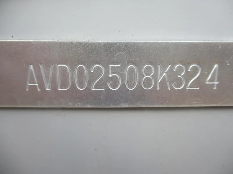 Slide: The Image of 2024 Avid 18 Rogue CC serial number plate - 18