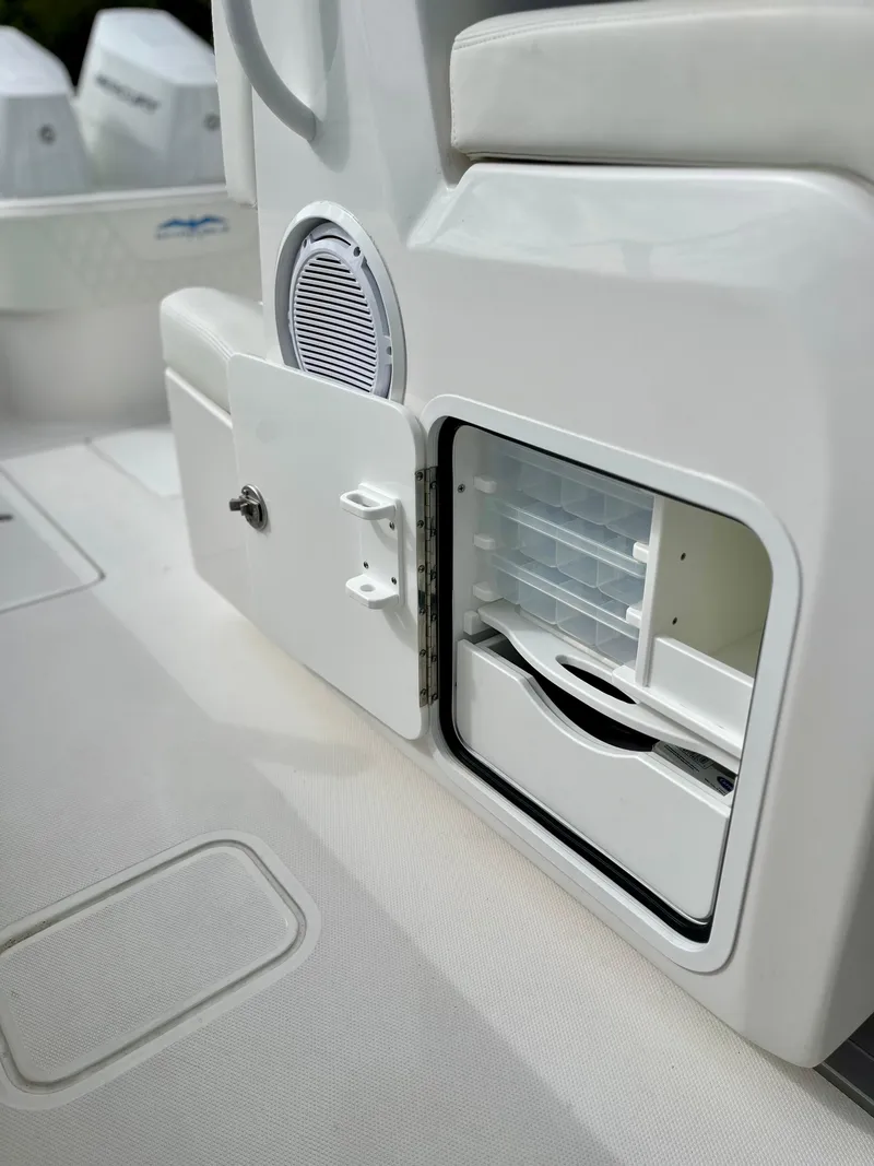 Slide: The Image of Storage compartment on a 2023 Invincible 36' Open Fisherman boat. - 19