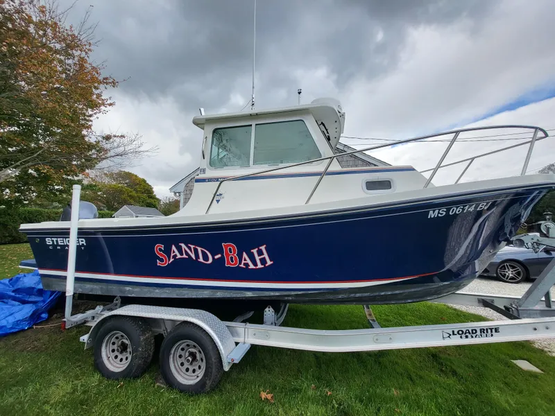 Slide: The Image of 2018 Steiger Craft 21 DV MIAMI boat named Sand-Bah on a Load Rite trailer. - 7