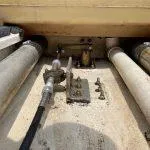 Slide: The Image of Close-up of the engine compartment of a 1993 American Skier Legend boat. - 6