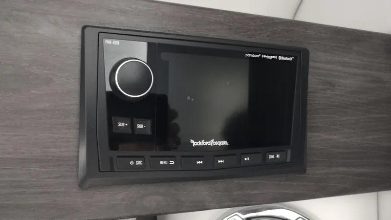 Slide: The Image of Rockford Fosgate PMX-8DH stereo system in 2026 Formula 330 CBR boat. - 38