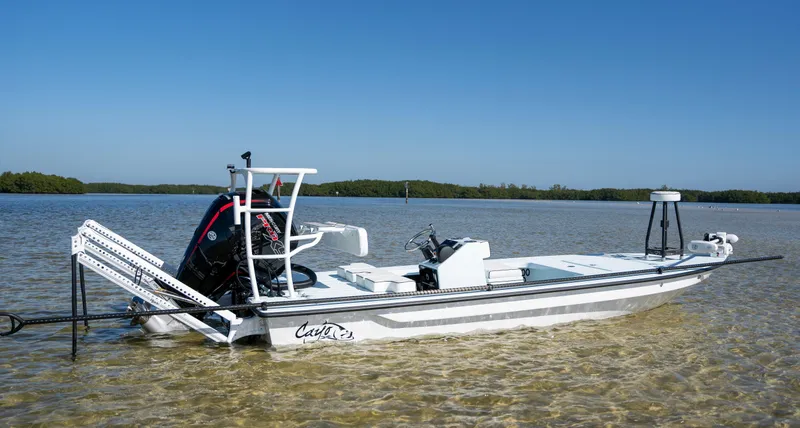 Slide: The Image of 2024 Cayo Boatworks 180 in shallow water. - 19