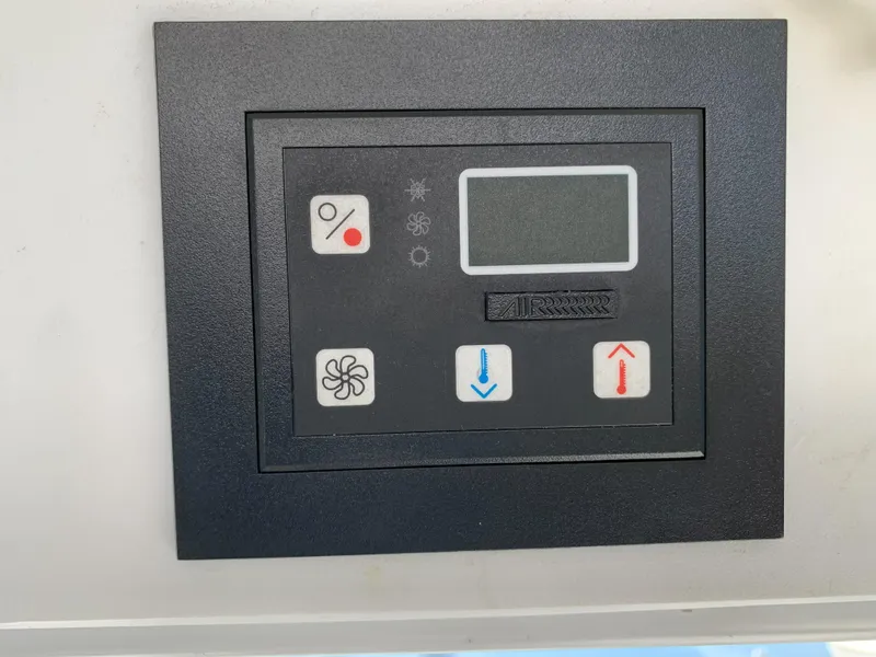 Slide: The Image of Control panel of a 1986 Gladding Hearn Hunt Designed 60 boat. - 24