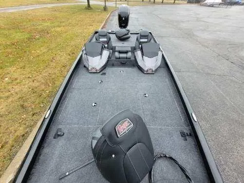 Slide: The Image of 2024 Ranger RT198P fishing boat with spacious deck and seating. - 6