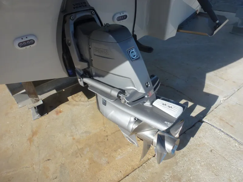 Slide: The Image of 2019 Crownline 264 CR boat stern drive and propeller. - 7