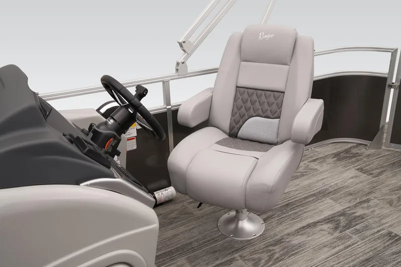 Slide: The Image of 2024 Ranger Reata 223C interior storage compartment with LED lighting. - 31