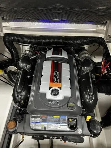 Slide: The Image of 2024 Chaparral 287 SSX boat engine, 6.2L Mercury 350 horsepower. - 34