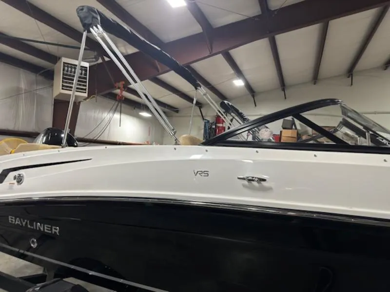 Slide: The Image of 2024 Bayliner VR5 Bowrider OB in indoor storage facility. - 20