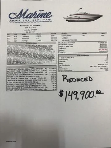 Slide: The Image of Crownline Boats 270 SS 2024 - 24