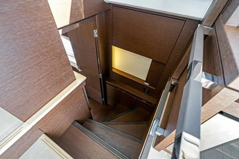 Slide: The Image of Companionway to Master Stateroom - 24