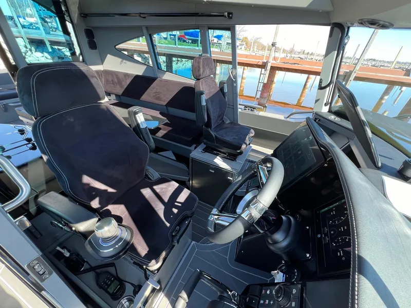 Slide: The Image of Interior of 2024 G-Force G-Force 10 boat with modern cockpit and seating. - 22