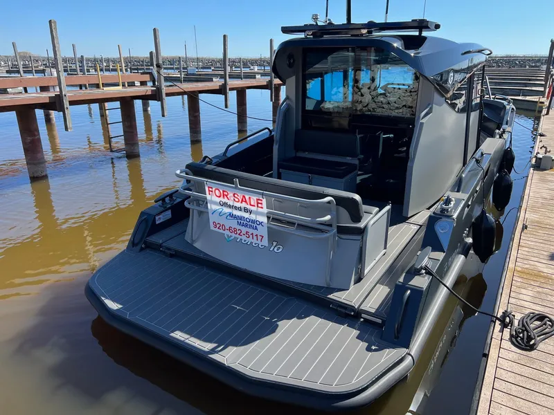 Slide: The Image of 2024 G-Force G-Force 10 boat for sale at dock with contact information. - 4