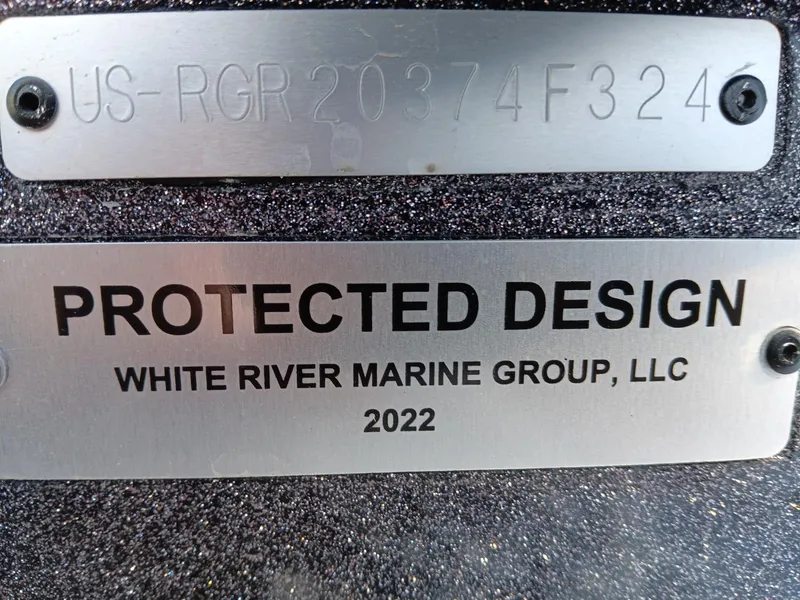 Slide: The Image of 2024 Ranger Z520R Ranger Cup Equipped boat, protected design by White River Marine Group, LLC, 2022. - 7