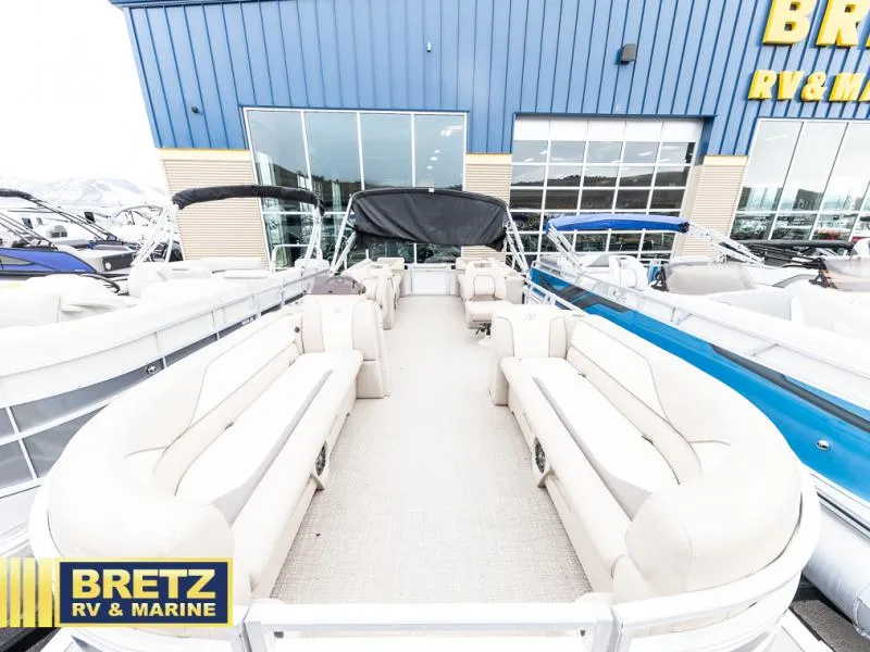 Slide: The Image of 2023 Sport 85 - 25 FT model 25 pontoon boat at Bretz RV & Marine. - 10