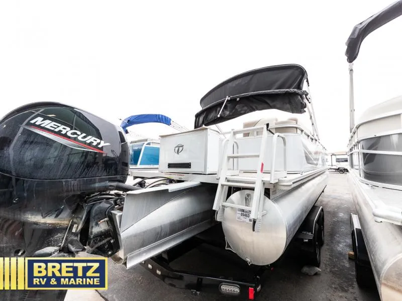 Slide: The Image of 2023 Sport 85 - 25 FT model 25 pontoon boat with Mercury engine at Bretz RV & Marine. - 5