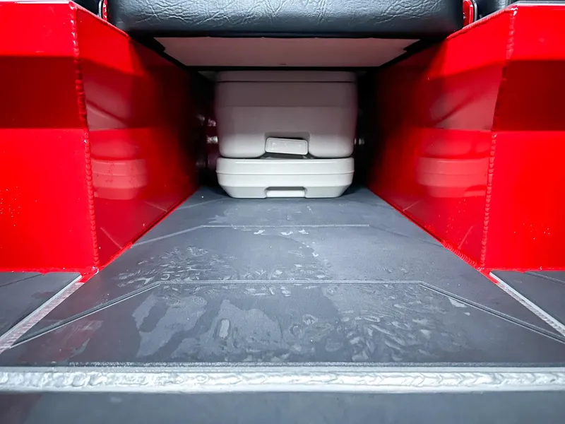 Slide: The Image of Interior storage compartment of 2024 Stabicraft 2250 Alpha Ultra Centrecab boat. - 9