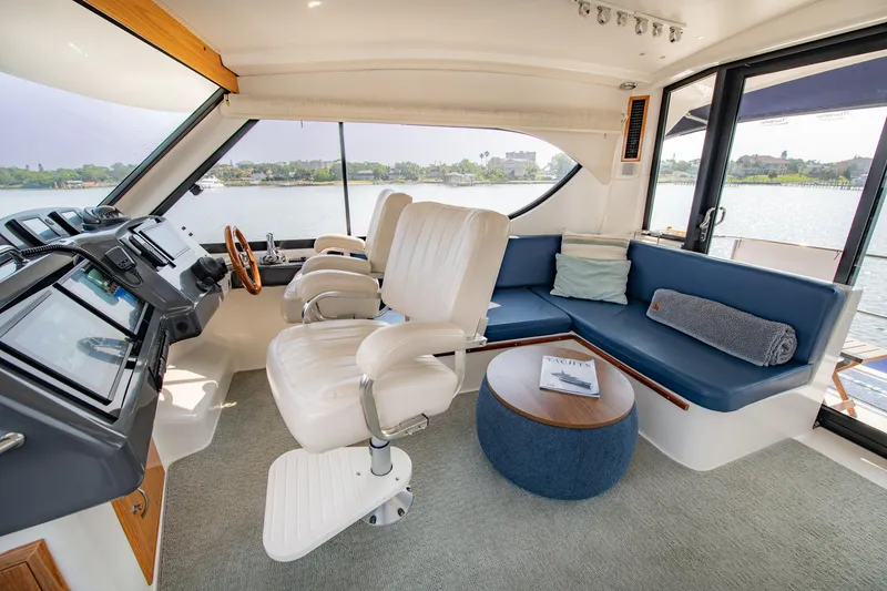 Slide: The Image of Maritimo Enclosed Fly Bridge 2007 - 60