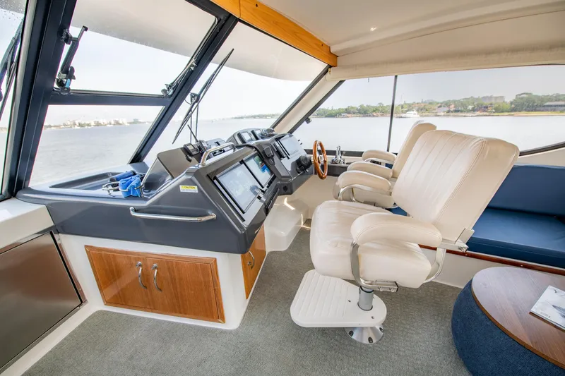 Slide: The Image of Maritimo Enclosed Fly Bridge 2007 - 62