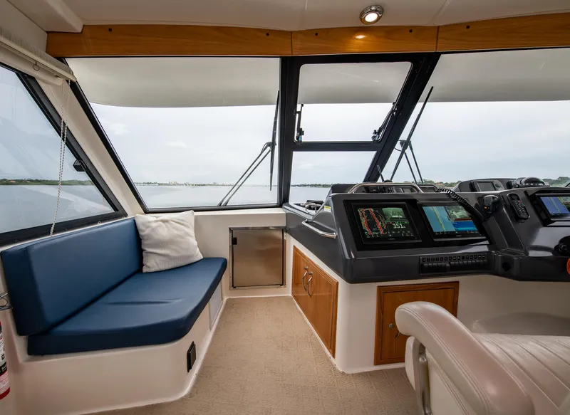 Slide: The Image of Maritimo Enclosed Fly Bridge 2007 - 64