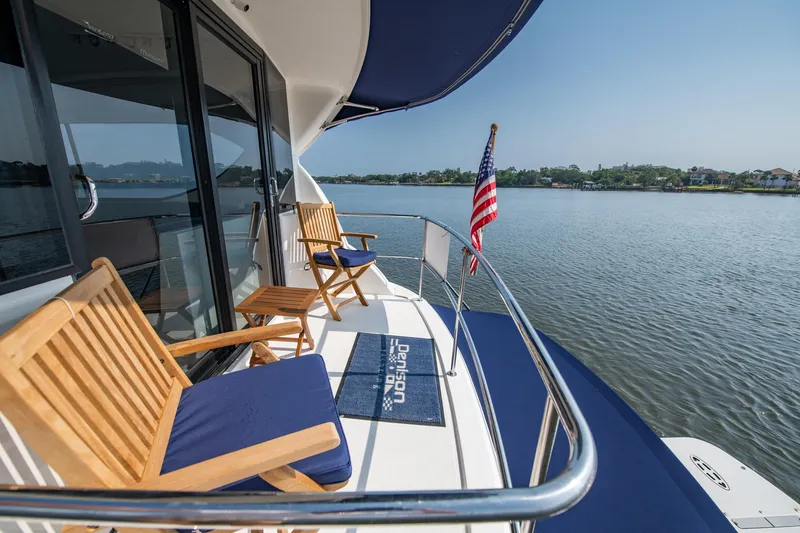 Slide: The Image of Maritimo Enclosed Fly Bridge 2007 - 68