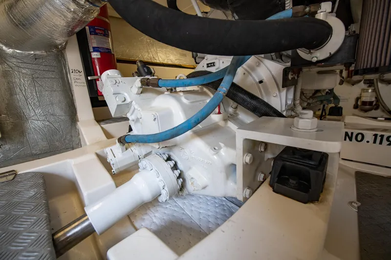 Slide: The Image of Maritimo Enclosed Fly Bridge 2007 - 76