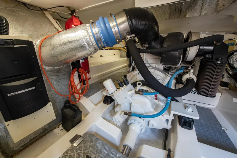 Slide: The Image of Maritimo Enclosed Fly Bridge 2007 - 86