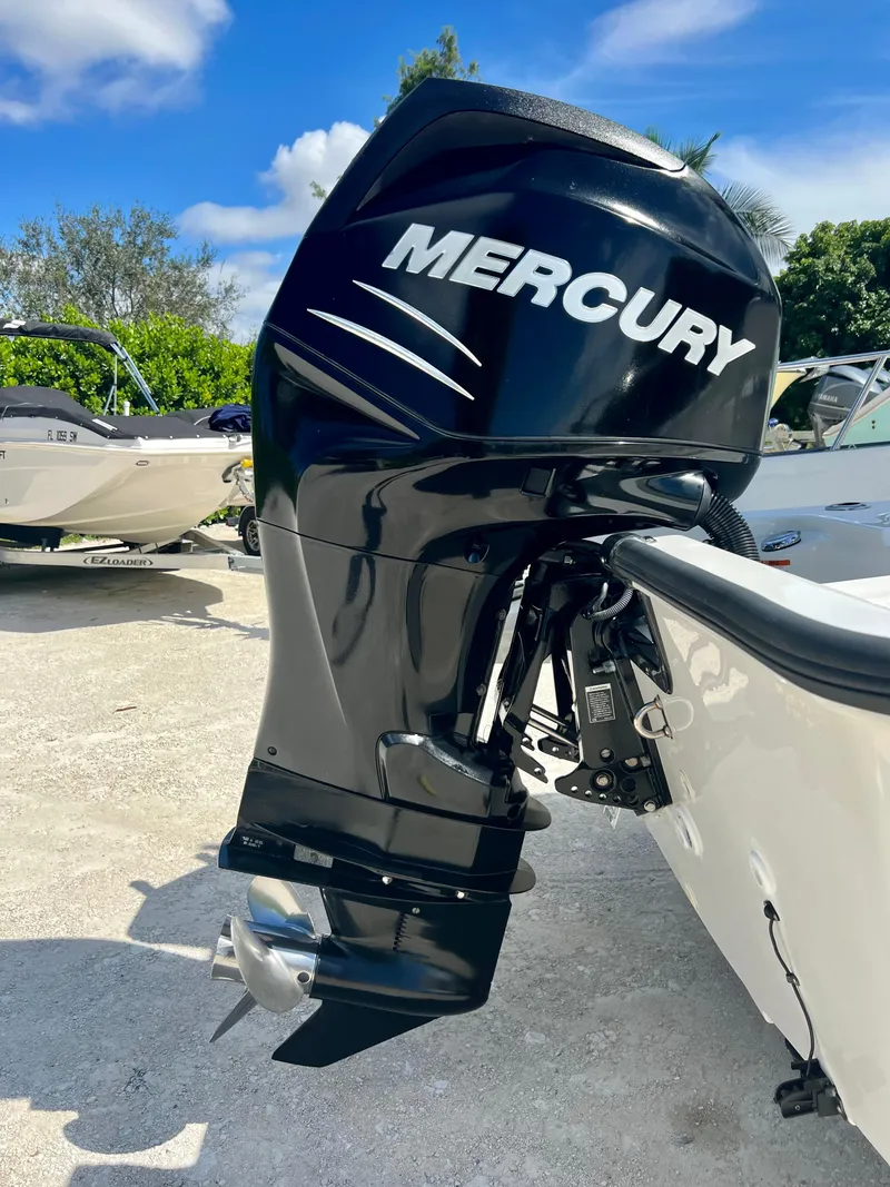 Slide: The Image of 2013 Boston Whaler MONTAUK with Mercury outboard motor. - 28