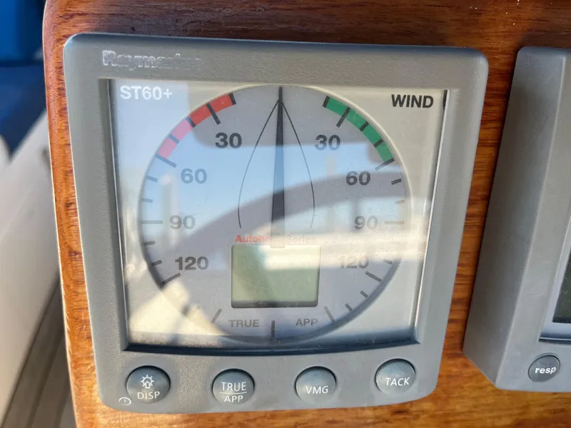 Slide: The Image of Raymarine ST60+ wind instrument on a 1990 Gozzard 36 sailboat. - 26