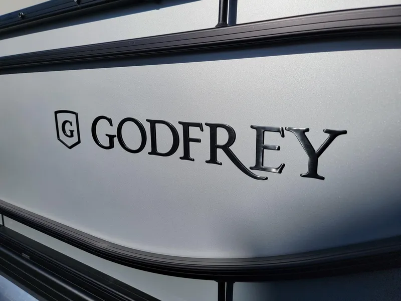 Slide: The Image of 2024 Godfrey SWEETWATER 2286 SFL logo on boat exterior - 31