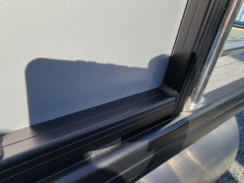 Slide: The Image of Close-up of 2024 Godfrey SWEETWATER 2286 SFL pontoon boat frame and railing. - 34