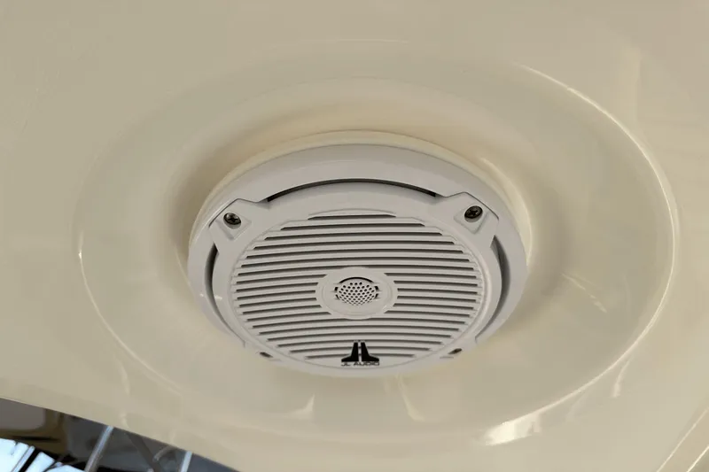 Slide: The Image of Ceiling speaker in 2015 Meridian 441 Sedan boat interior. - 30