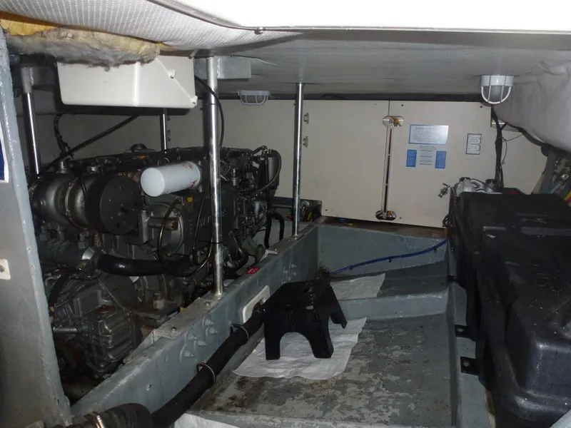 Slide: The Image of Engine room of a 2005 Mainship 34 Trawler. - 18