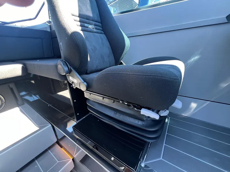 Slide: The Image of 2024 G-Force G-Force 8 driver's seat with adjustable suspension. - 45