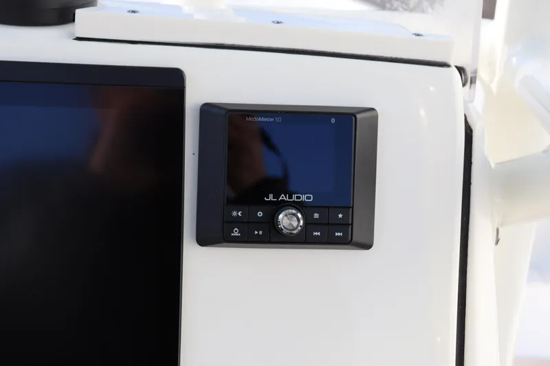 Slide: The Image of 2024 Pathfinder 2500 Hybrid JL Audio system close-up - 33