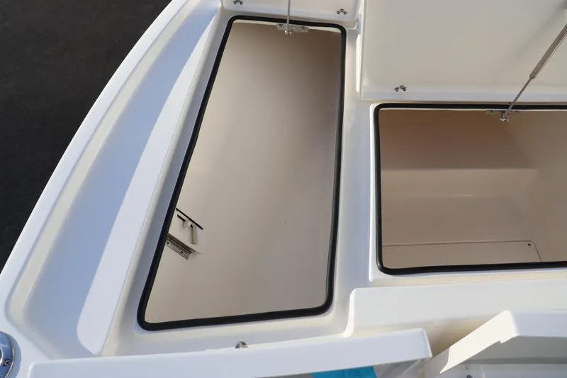 Slide: The Image of 2024 Pathfinder 2500 Hybrid storage compartments. - 43