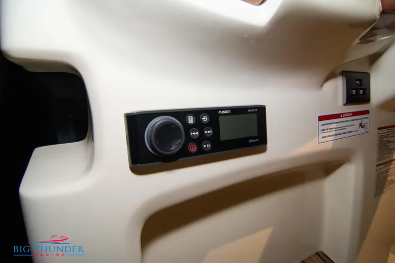 Slide: The Image of 2024 Capoforte FX270 control panel with Fusion audio system. - 42