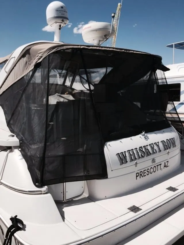 Slide: The Image of 2001 Regal 4160 Commodore yacht named Whiskey Row docked in Prescott, AZ. - 34