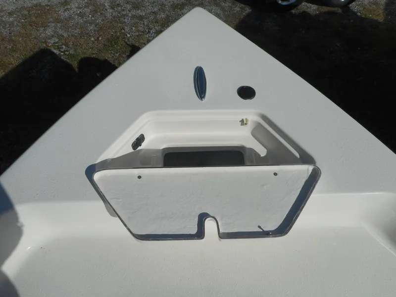 Slide: The Image of 2024 Bulls Bay 2000 boat storage compartment on deck. - 11