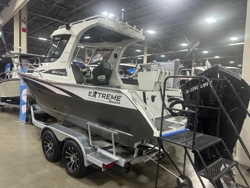 The Image of 2024 Extreme Boats 646 Walk Around 21' Port Side view on Trailer - 0