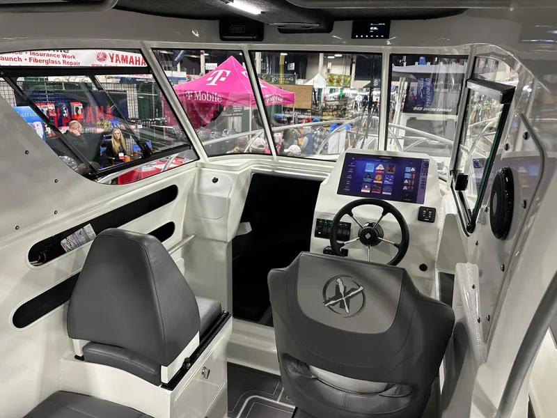 Slide: The Image of Cabin View on the 2024 Extreme Boats 646 Walk Around 21' - 5