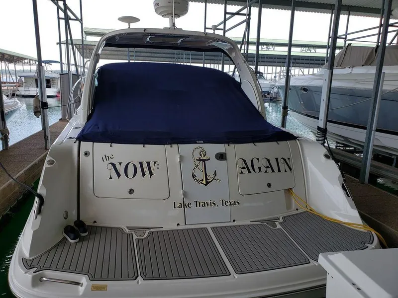 Slide: The Image of 2008 Sea Ray 38 Sundancer docked at Lake Travis, Texas. - 10